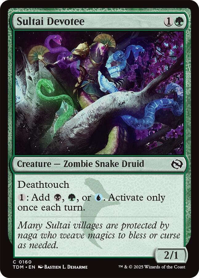 Sultai Devotee 160 (Tarkir: Dragonstorm)  - Foil | Good Games Cannington