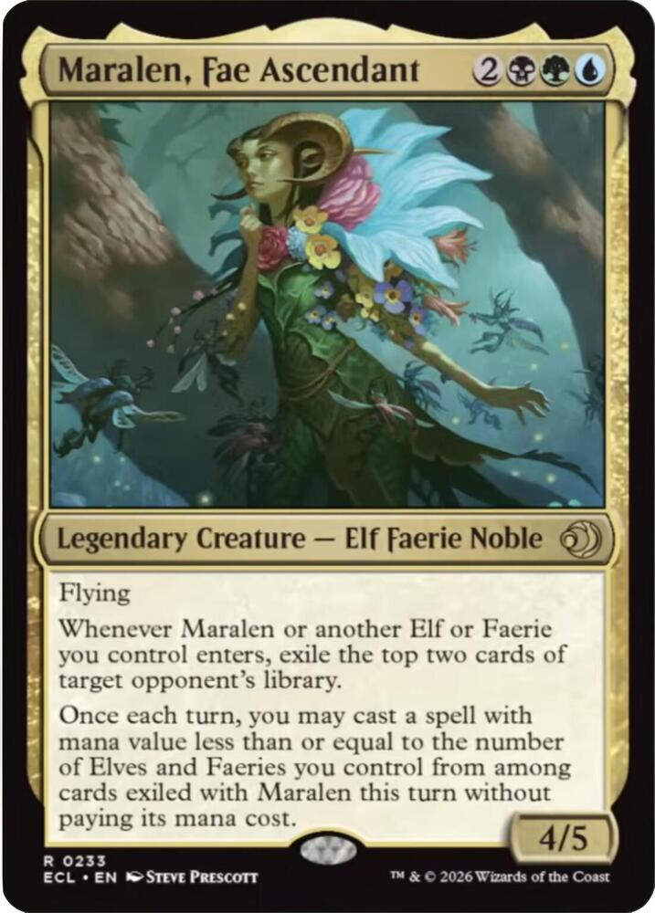 Maralen Fae Ascendant 233 (Lorwyn Eclipsed)  - Foil | Good Games Cannington