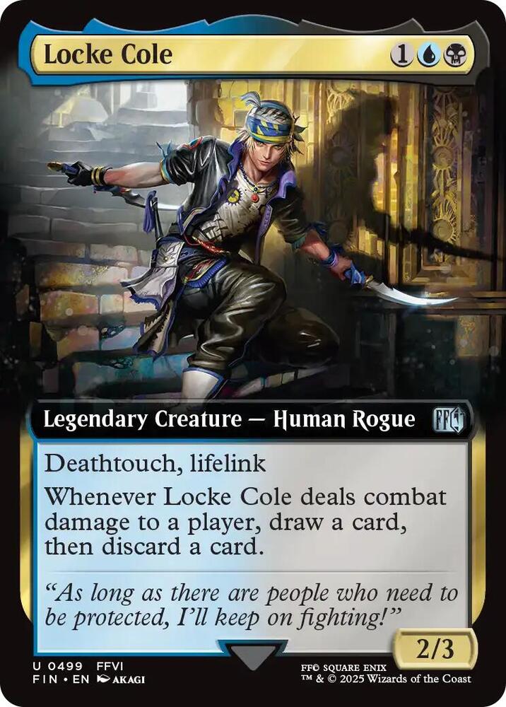 Locke Cole  499 (FINAL FANTASY)  - Extended Art | Good Games Cannington