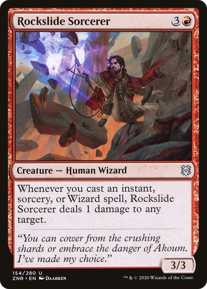 Rockslide Sorcerer 154 (Zendikar Rising)  | Good Games Cannington