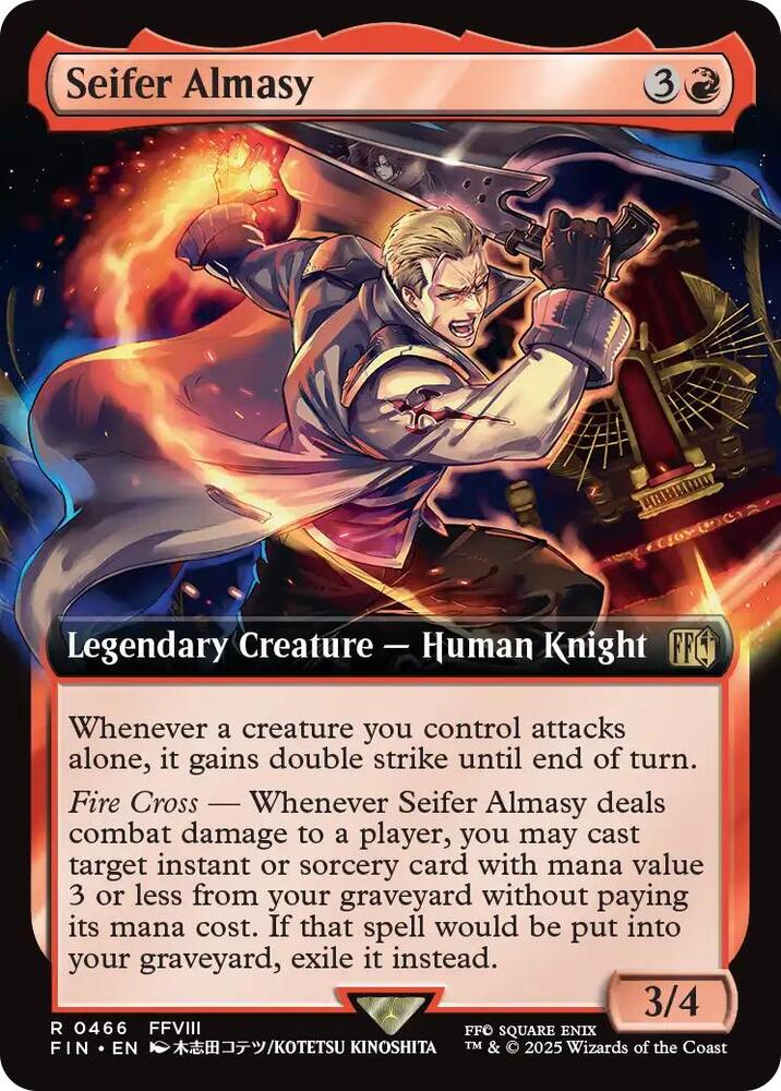 Seifer Almasy  466/309 (FINAL FANTASY)  - Extended Art | Good Games Cannington