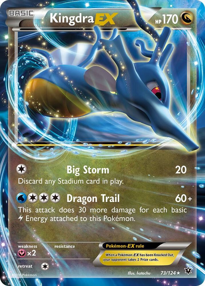 Kingdra EX 73/124 (XY - Fates Collide)  - Holofoil | Good Games Cannington