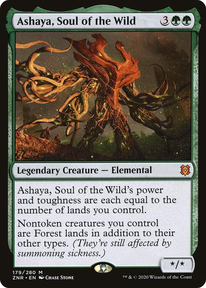Ashaya, Soul of the Wild 179 (Zendikar Rising)  | Good Games Cannington