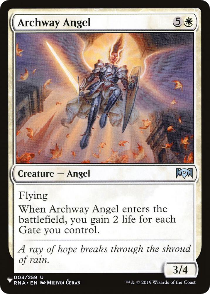 Archway Angel RNA-3/5075 (The List Reprints)  | Good Games Cannington
