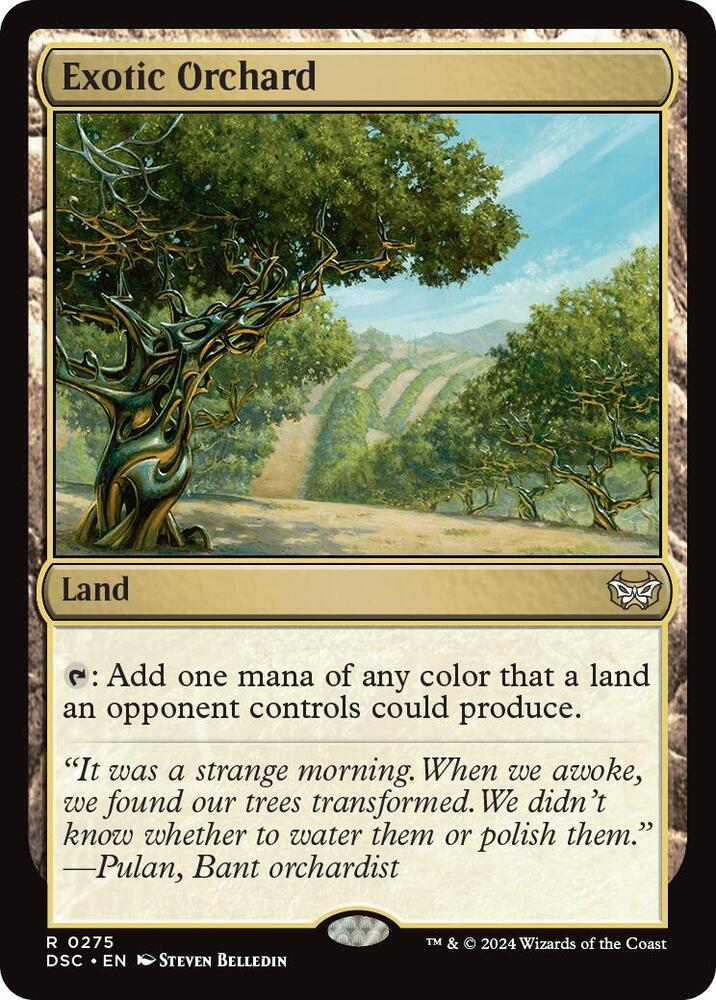Exotic Orchard 275/40 (Commander: Duskmourn: House of Horror)  | Good Games Cannington