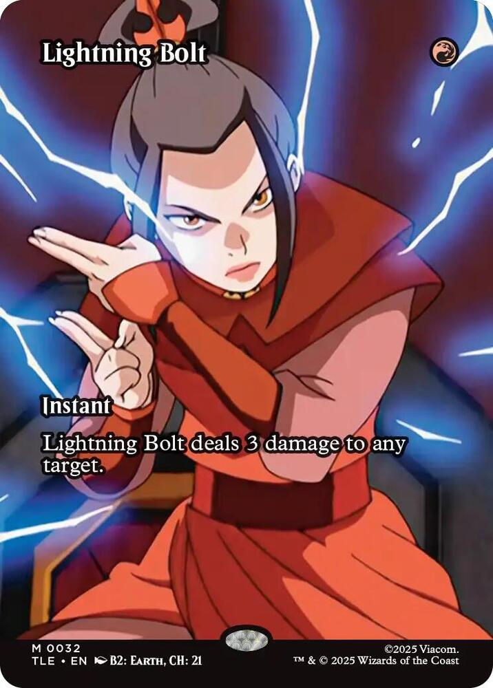 Lightning Bolt 32/317 (Avatar: The Last Airbender: Eternal-Legal)  - Borderless | Good Games Cannington