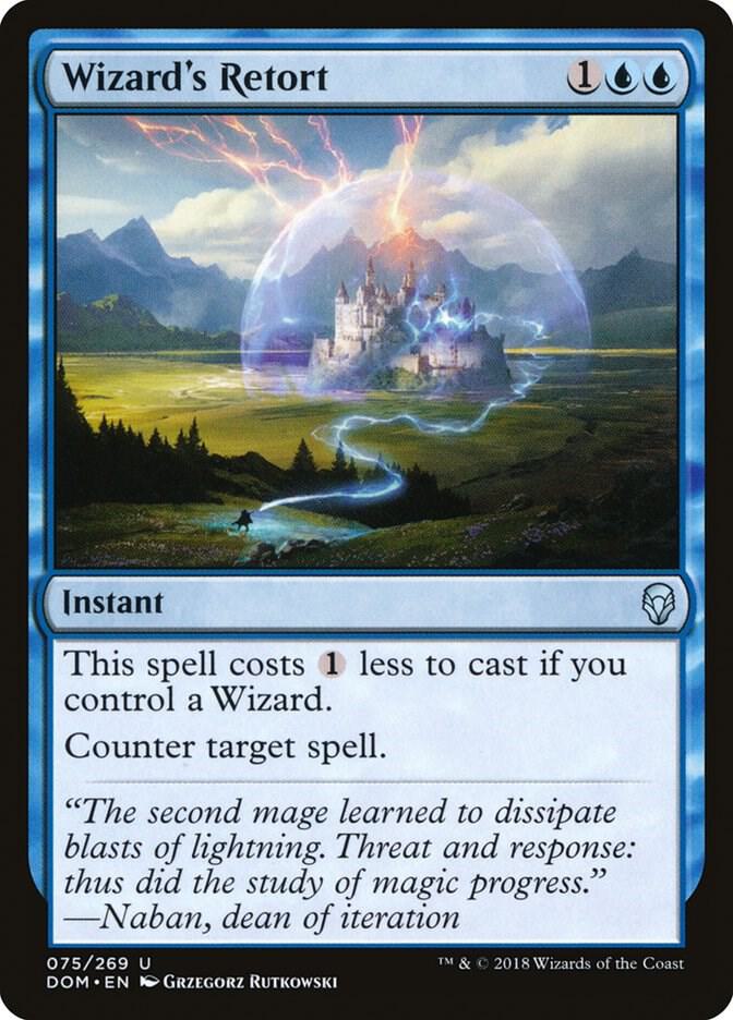 Wizards Retort 75/269 (Dominaria)  - Foil | Good Games Cannington