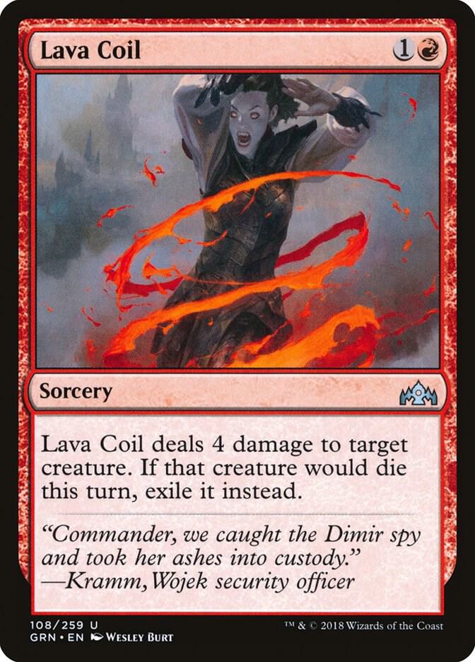 Lava Coil 108 (Guilds of Ravnica)  | Good Games Cannington