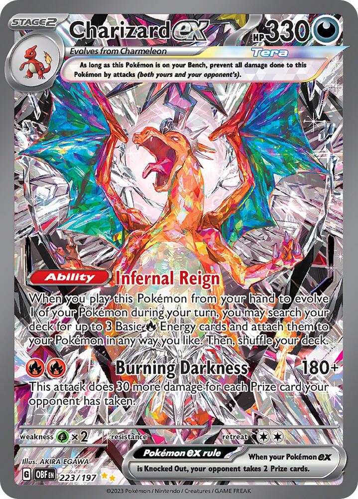 Charizard ex 223/197 (SV03: Obsidian Flames)  - Holofoil | Good Games Cannington