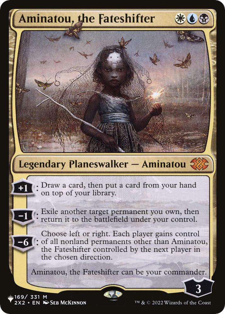 Aminatou the Fateshifter 2X2-169/5075 (The List Reprints)  | Good Games Cannington