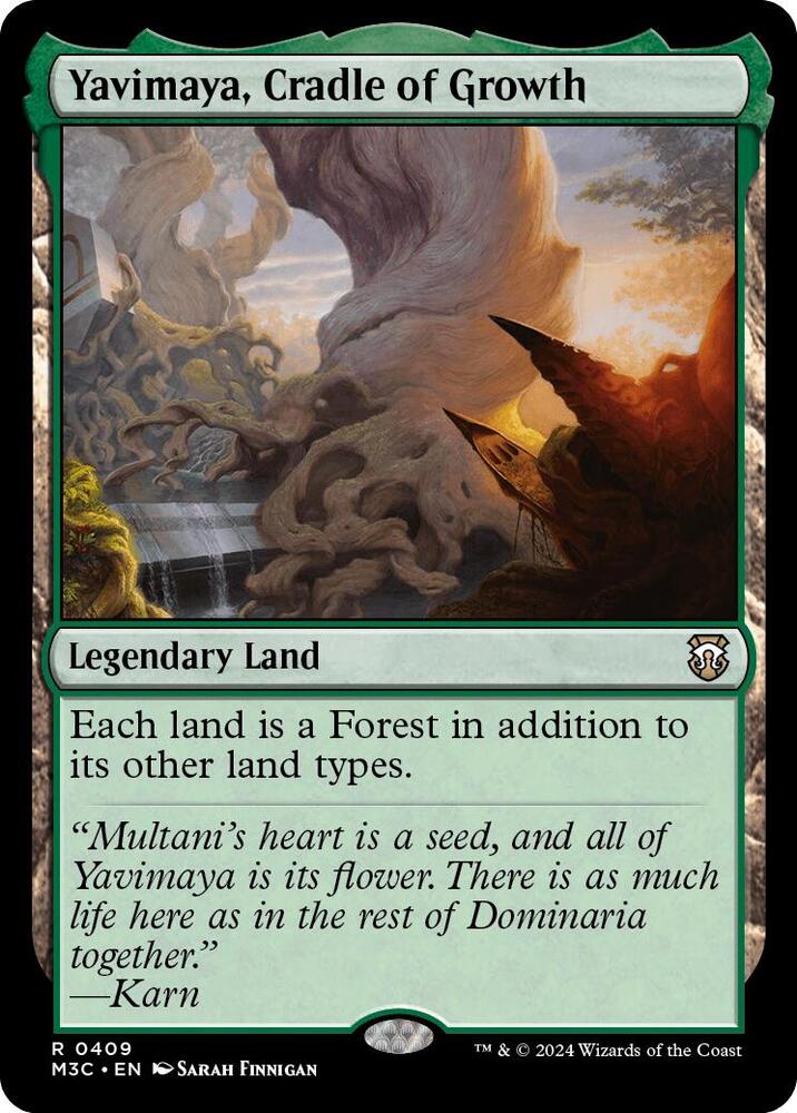 Yavimaya, Cradle of Growth 409 (Commander: Modern Horizons 3)  | Good Games Cannington