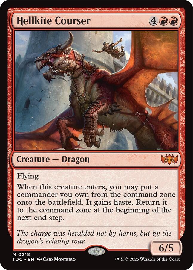 Hellkite Courser 218 (Commander: Tarkir: Dragonstorm)  | Good Games Cannington