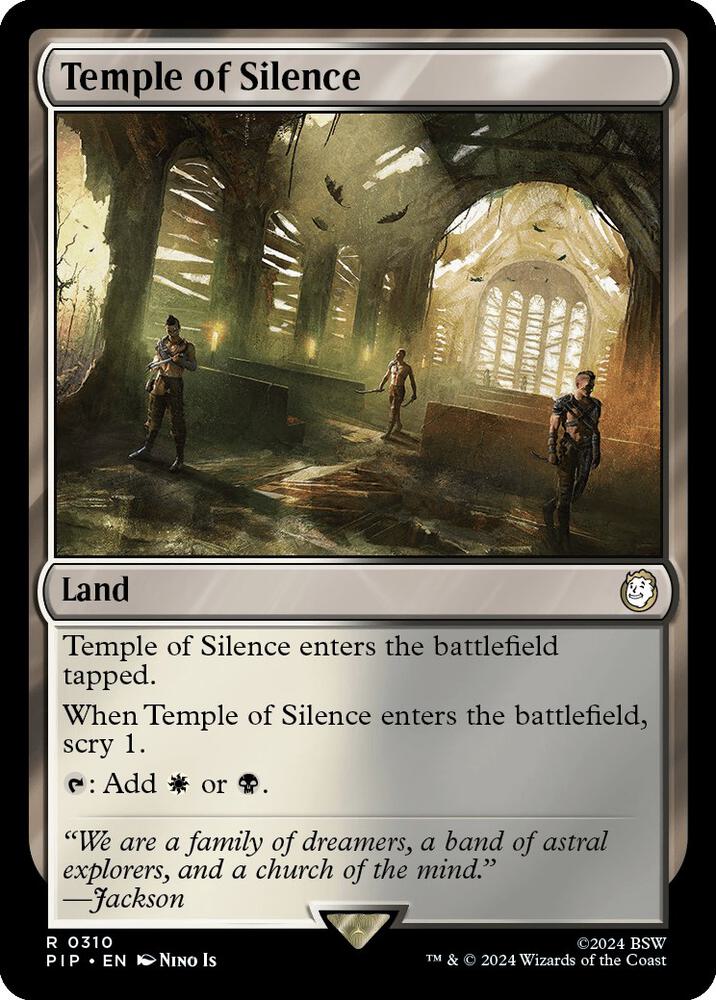Temple of Silence 310/326 (Universes Beyond: Fallout)  | Good Games Cannington