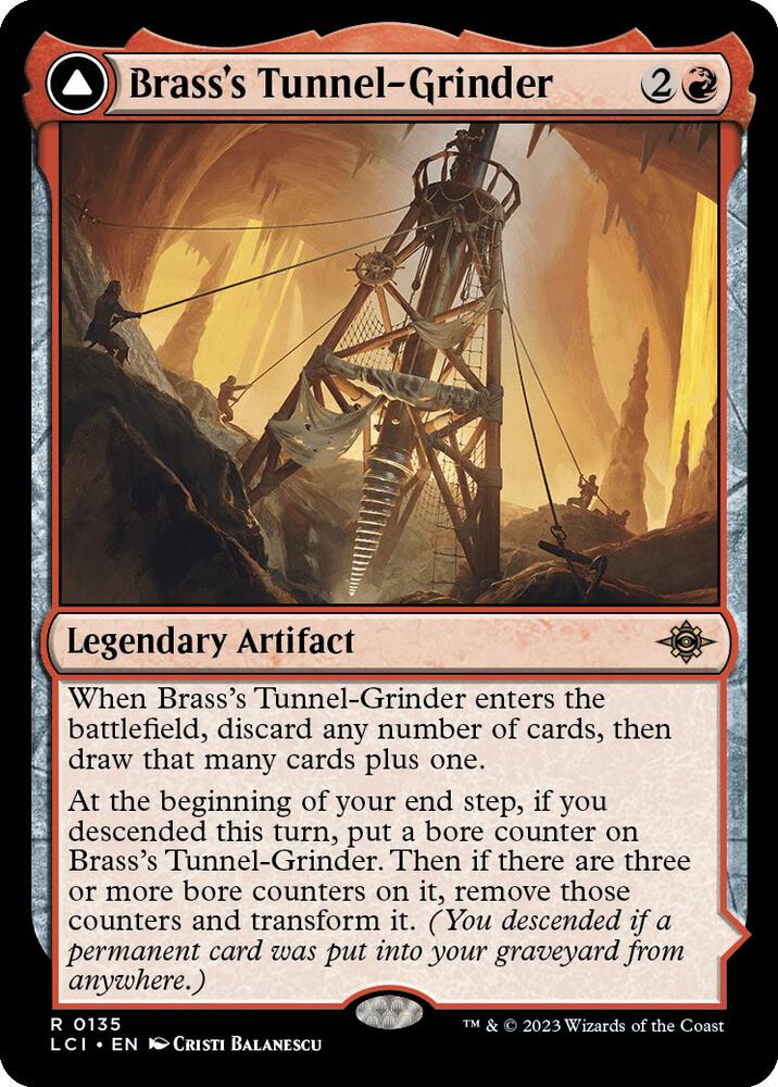 Brass's Tunnel-Grinder // Tecutlan, the Searing Rift 135/291 (The Lost Caverns of Ixalan)  | Good Games Cannington