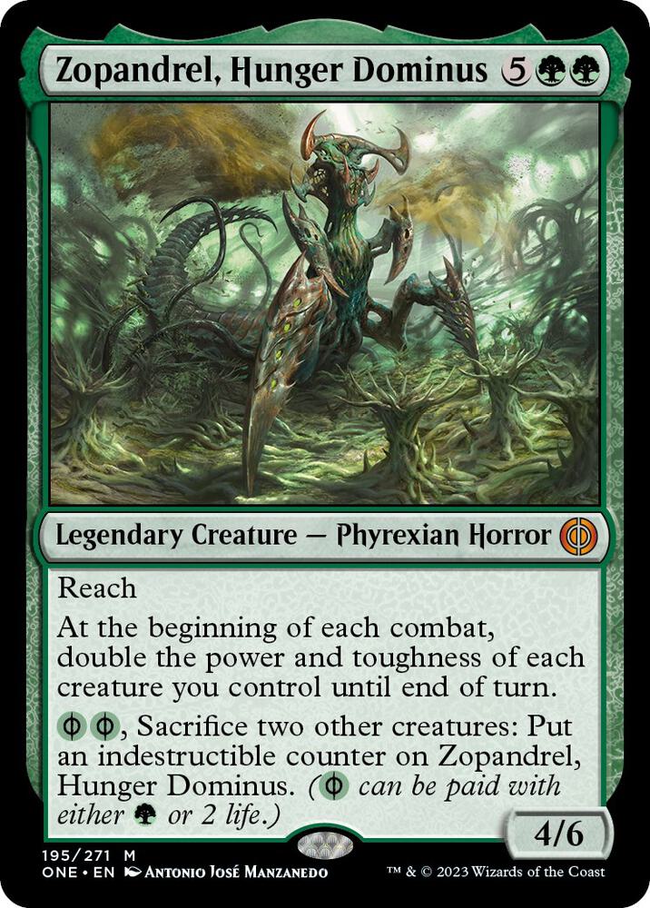 Zopandrel Hunger Dominus 195 (Phyrexia: All Will Be One)  | Good Games Cannington