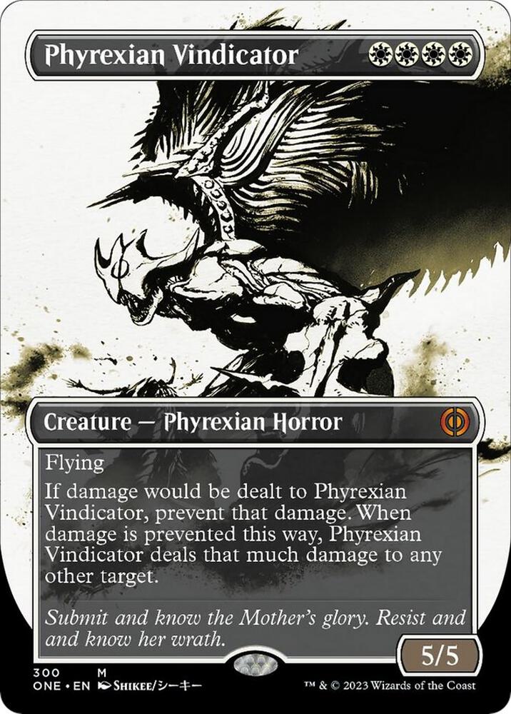Phyrexian Vindicator 300 (Phyrexia: All Will Be One)  - Borderless | Good Games Cannington
