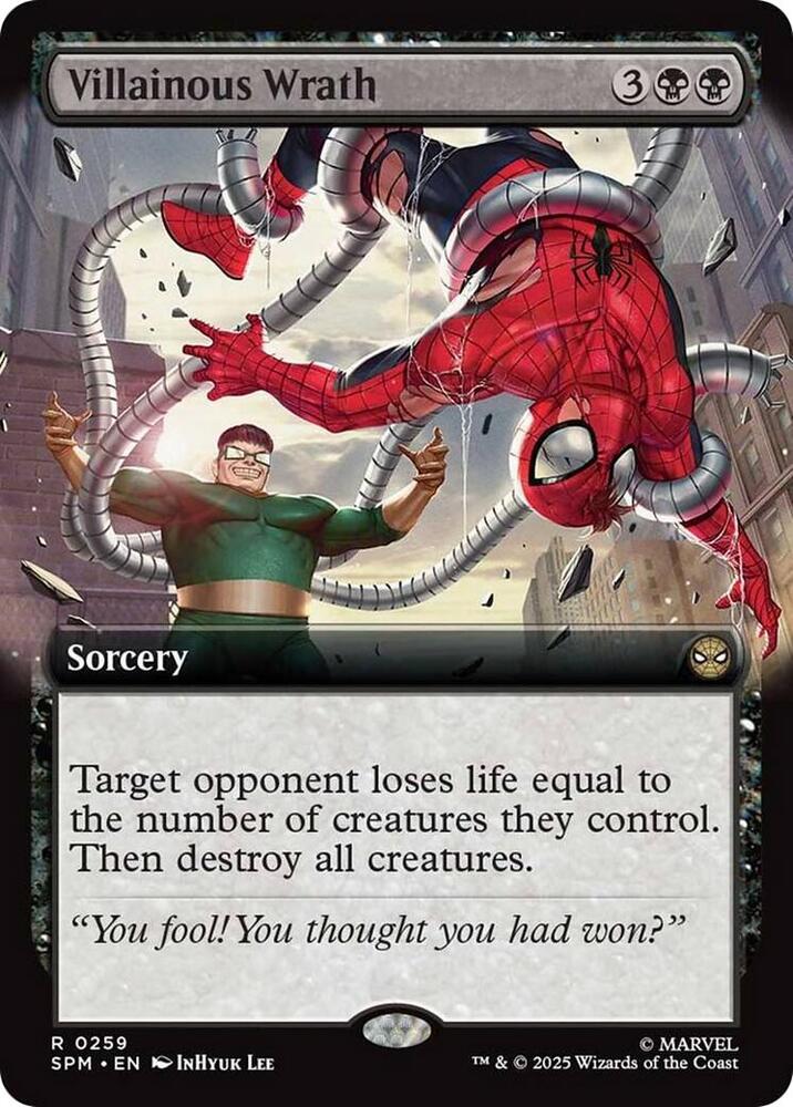 Villainous Wrath 259/198 (Marvel's Spider-Man)  - Extended Art | Good Games Cannington