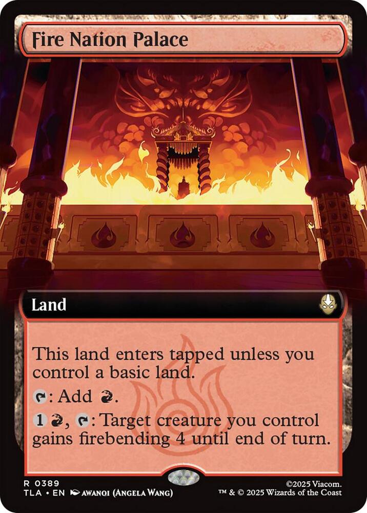 Fire Nation Palace Extended Art 389 (Avatar: The Last Airbender)  - Foil | Good Games Cannington