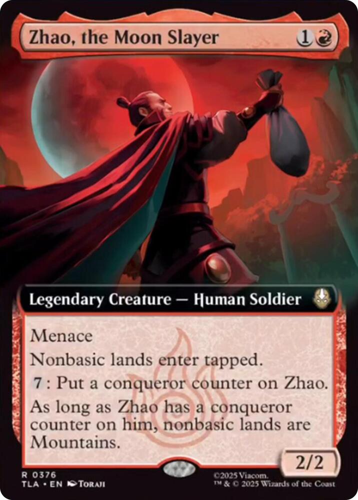 Zhao, the Moon Slayer 376/286 (Avatar: The Last Airbender)  - Extended Art  | Good Games Cannington
