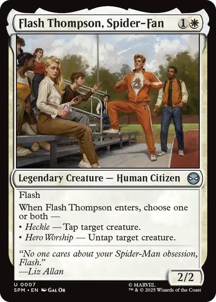 Flash Thompson Spider Fan 7 (Marvel's Spider-Man)  | Good Games Cannington