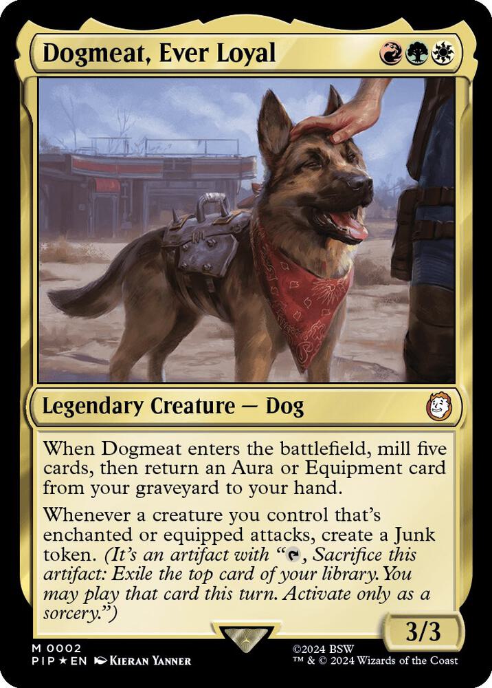 Dogmeat, Ever Loyal 2 (Universes Beyond: Fallout)  - Foil | Good Games Cannington