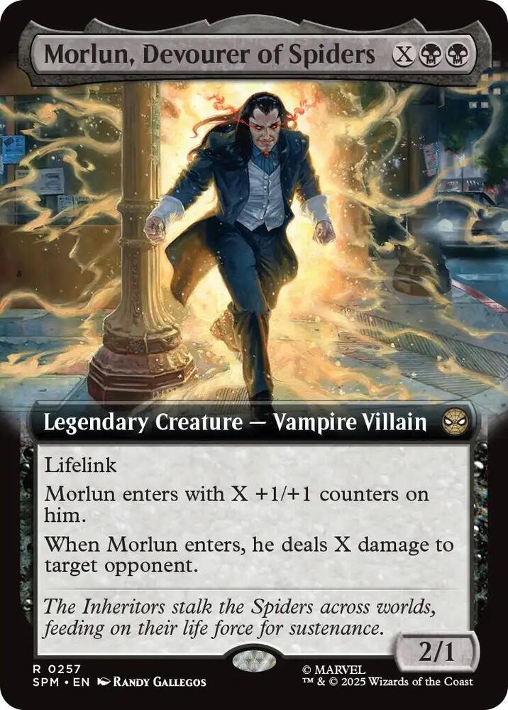 Morlun Devourer of Spiders Extended Art 257 (Marvel's Spider-Man)  | Good Games Cannington