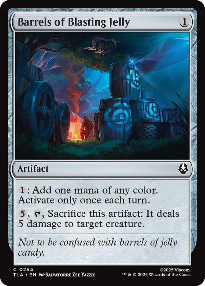 Barrels of Blasting Jelly 254 (Avatar: The Last Airbender)  - Foil | Good Games Cannington