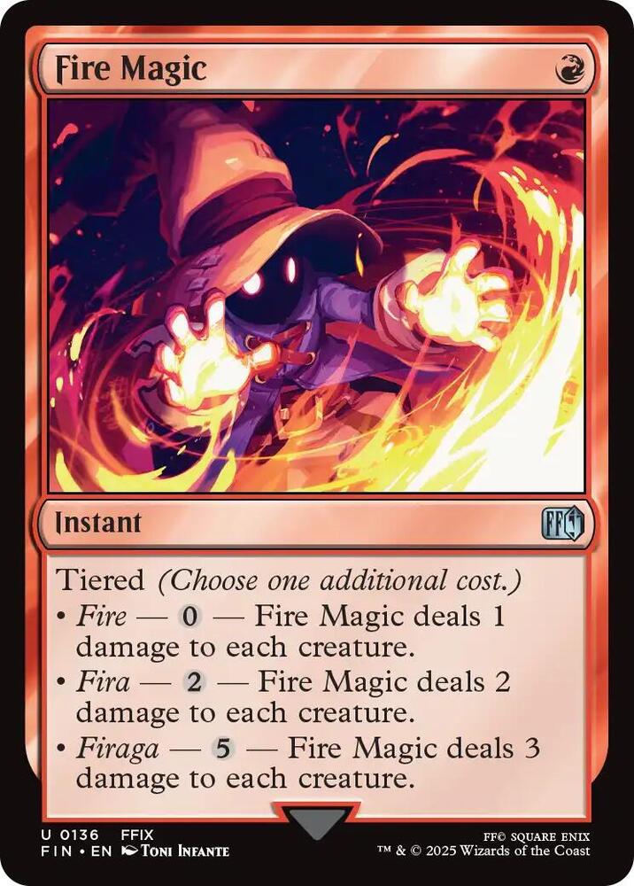 Fire Magic 136/309 (FINAL FANTASY)  | Good Games Cannington