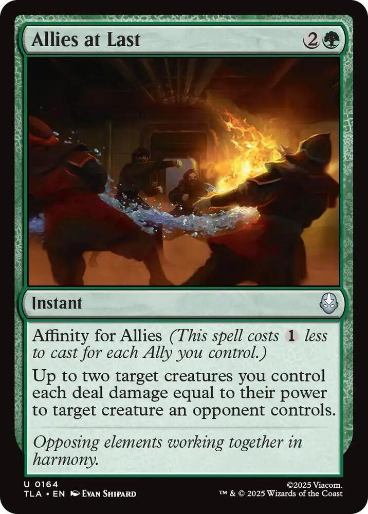Allies at Last 164 (Avatar: The Last Airbender)  - Foil | Good Games Cannington