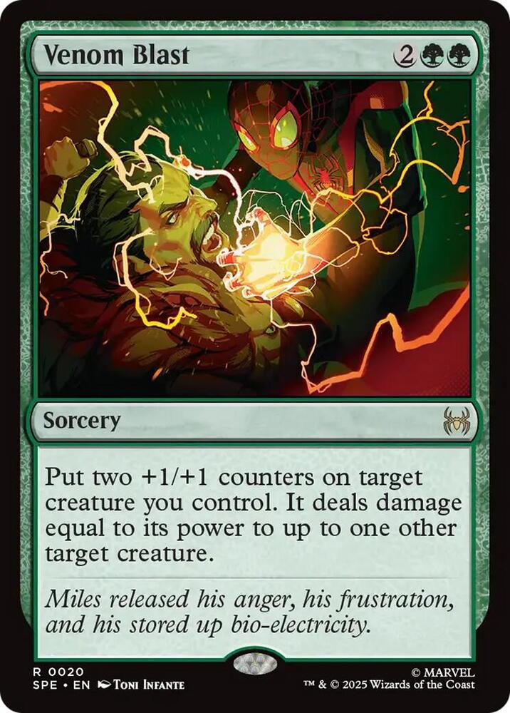 Venom Blast 20 (Marvel's Spider-Man: Eternal-Legal)  - Foil | Good Games Cannington