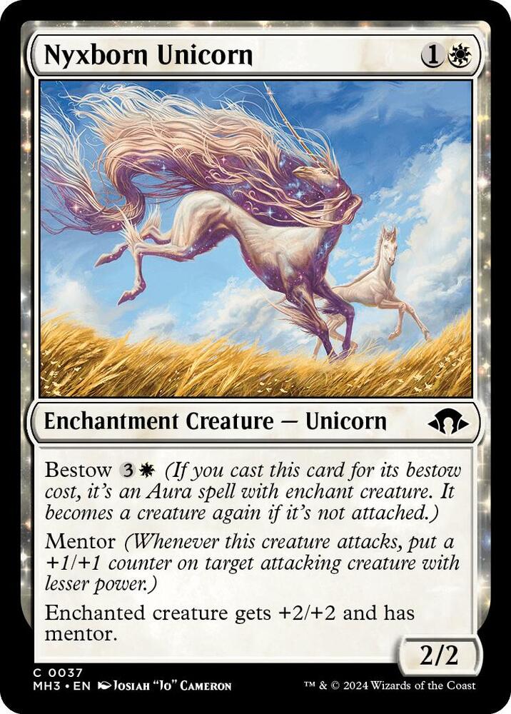 Nyxborn Unicorn 37/303 (Modern Horizons 3)  | Good Games Cannington