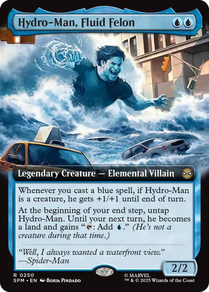 Hydro Man Fluid Felon Extended Art 250 (Marvel's Spider-Man)  | Good Games Cannington