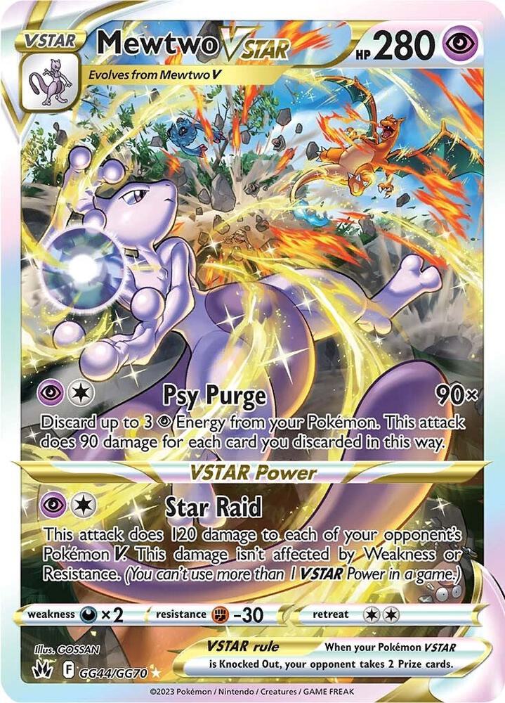 Mewtwo VSTAR GG44/GG70 (SWSH: Crown Zenith: Galarian Gallery)  - Holofoil | Good Games Cannington