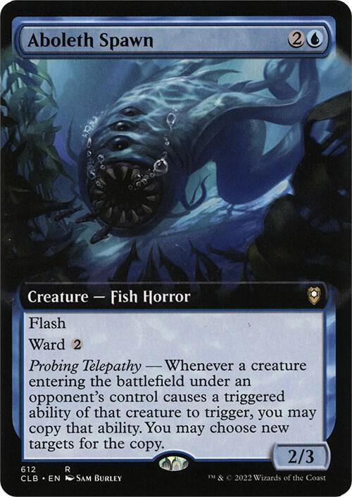 Aboleth Spawn Extended Art 612 (Commander Legends: Battle for Baldur's Gate)  | Good Games Cannington