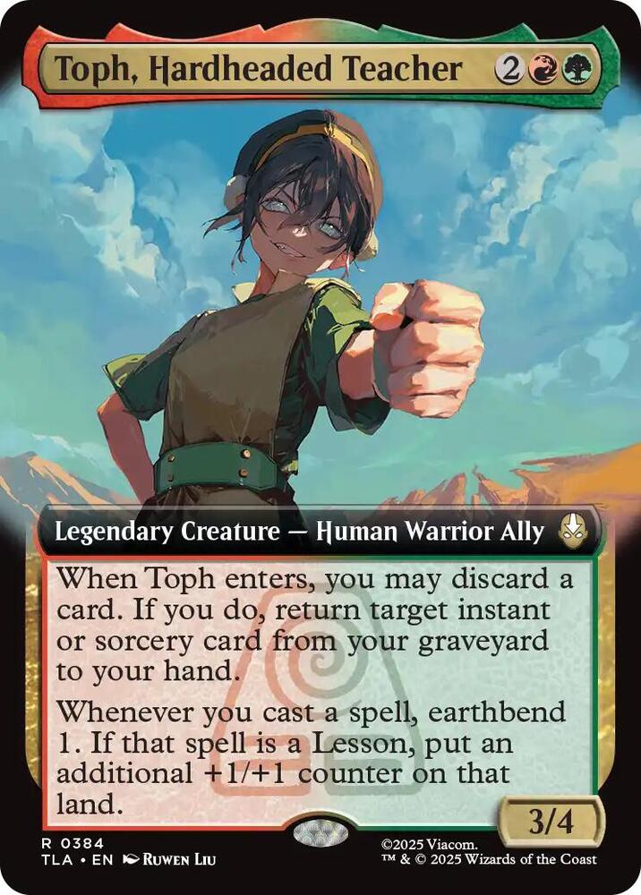 Toph, Hardheaded Teacher 384 (Avatar: The Last Airbender)  - Extended Art | Good Games Cannington