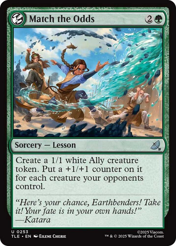 Match the Odds 253/317 (Avatar: The Last Airbender: Eternal-Legal)  - Foil | Good Games Cannington