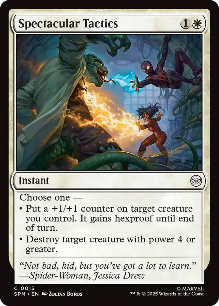 Spectacular Tactics 15/198 (Marvel's Spider-Man)  - Foil | Good Games Cannington
