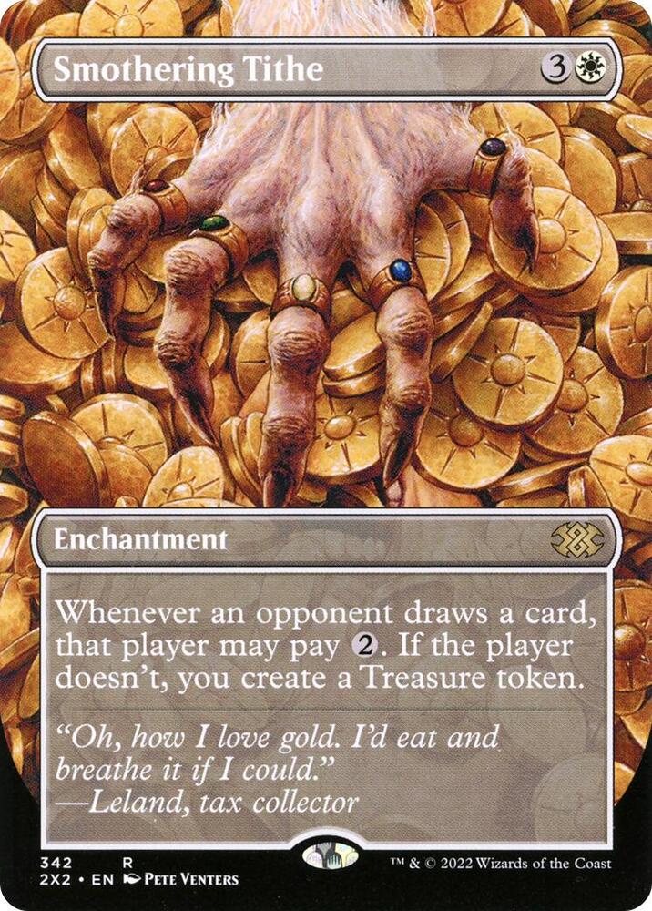 Smothering Tithe Borderless 342/331 (Double Masters 2022)  - Foil | Good Games Cannington