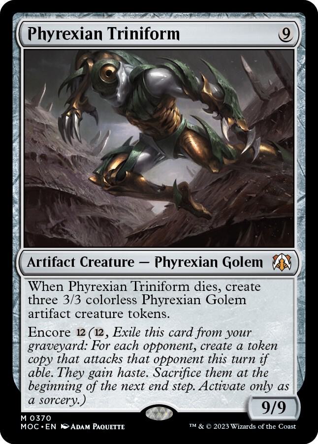 Phyrexian Triniform 370/444 (Commander: March of the Machine)  | Good Games Cannington