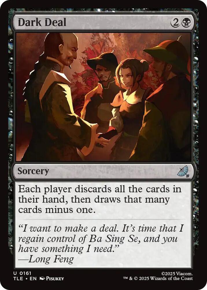 Dark Deal 161/317 (Avatar: The Last Airbender: Eternal-Legal)  - Foil | Good Games Cannington