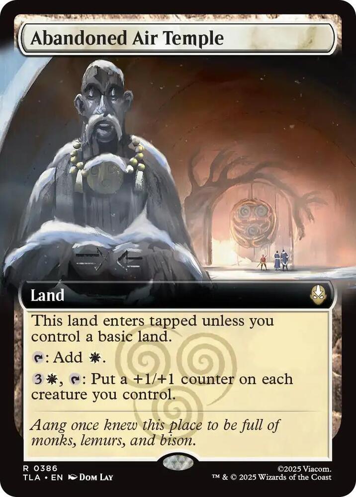 Abandoned Air Temple 386 (Avatar: The Last Airbender)  - Extended Art Foil | Good Games Cannington