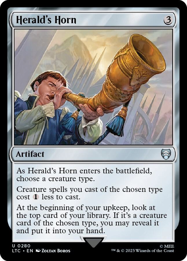 Herald's Horn 280/347 (Commander: The Lord of the Rings: Tales of Middle-earth)  | Good Games Cannington