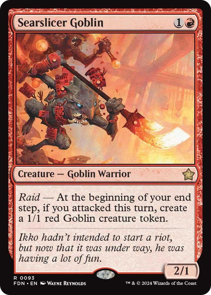 Searslicer Goblin 93/291 (Foundations)  | Good Games Cannington