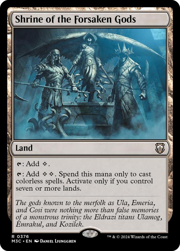 Shrine of the Forsaken Gods 376 (Commander: Modern Horizons 3)  | Good Games Cannington