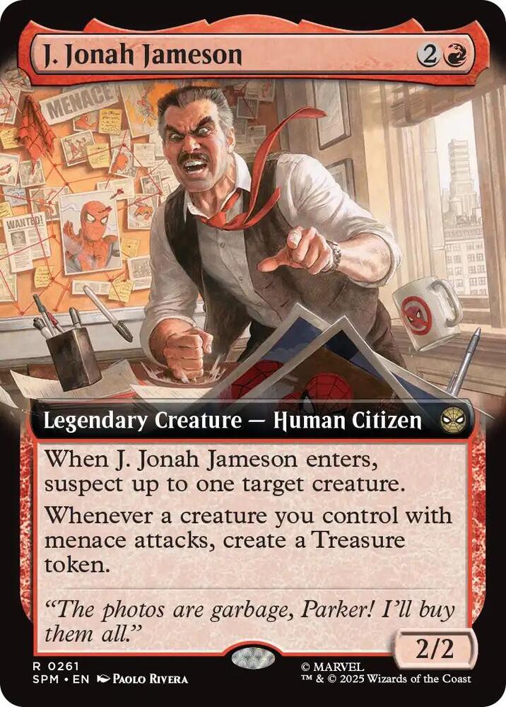 J Jonah Jameson Extended Art 261 (Marvel's Spider-Man)  | Good Games Cannington