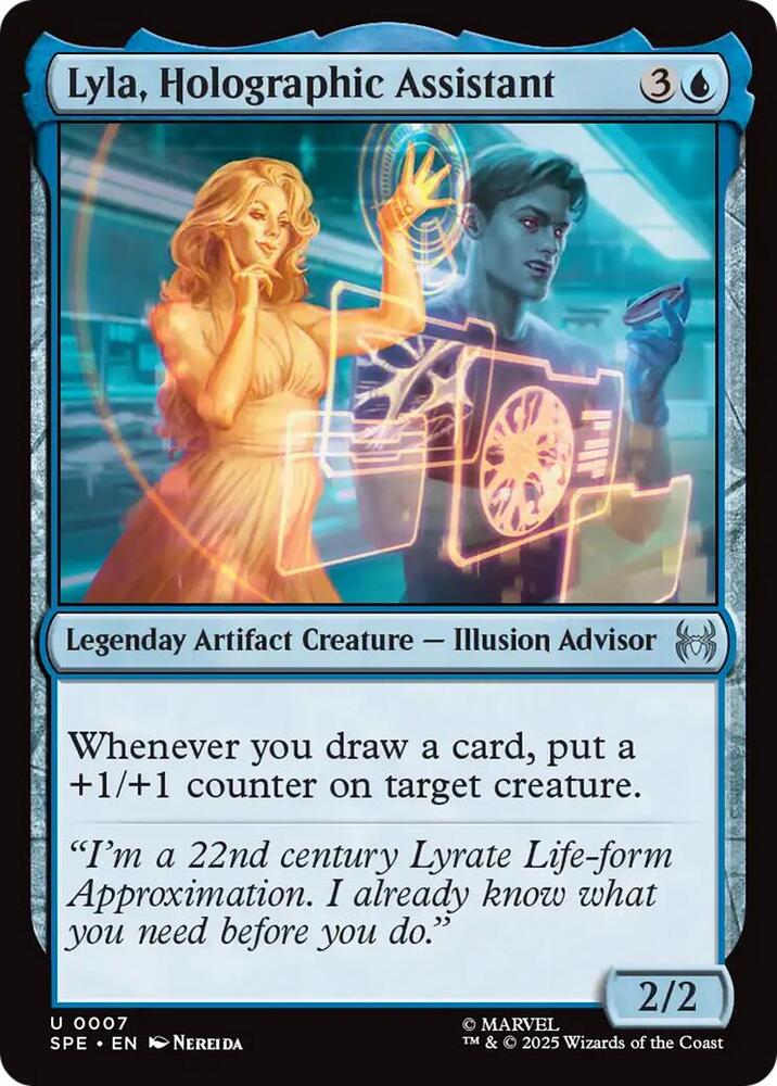 Lyla, Holographic Assistant 7 (Marvel's Spider-Man: Eternal-Legal)  - Foil | Good Games Cannington