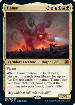 Tiamat 235 (Adventures in the Forgotten Realms)  - Foil | Good Games Cannington