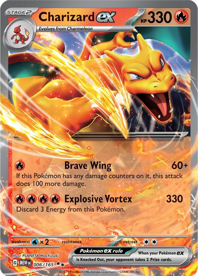 Charizard ex 006/165 (SV: Scarlet & Violet 151)  - Holofoil | Good Games Cannington