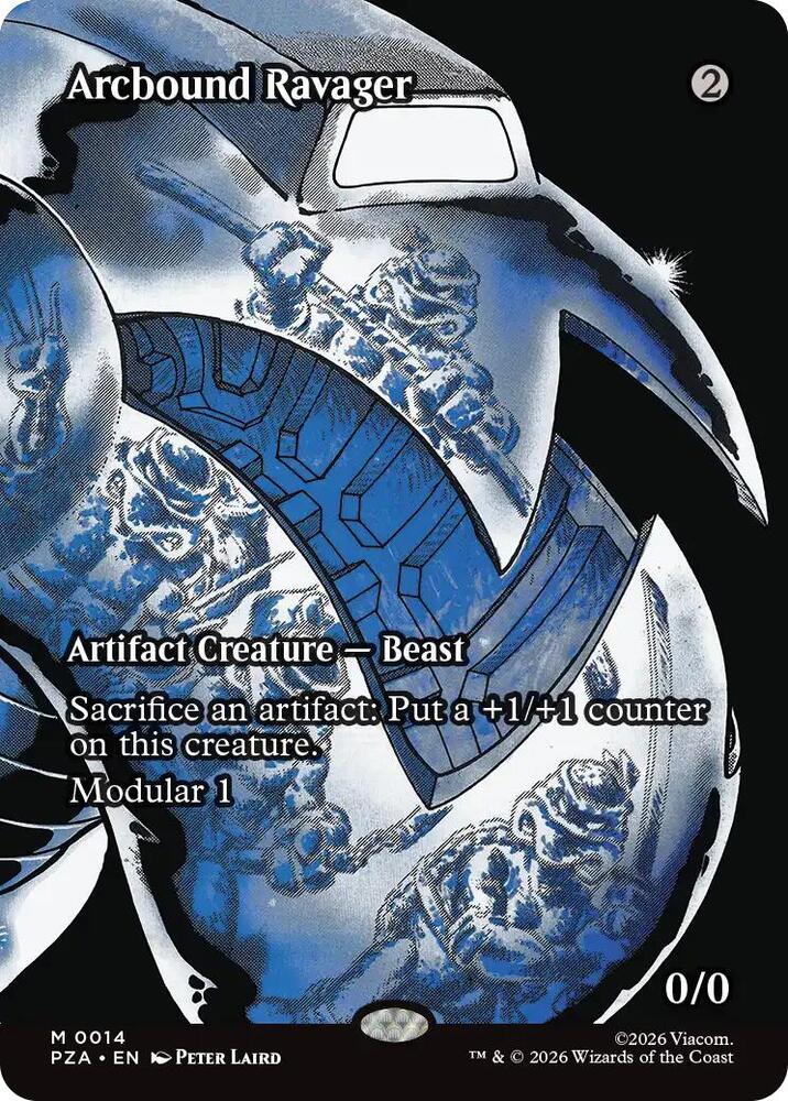 Arcbound Ravager Borderless 14 (Teenage Mutant Ninja Turtles Source Material)  - Foil | Good Games Cannington