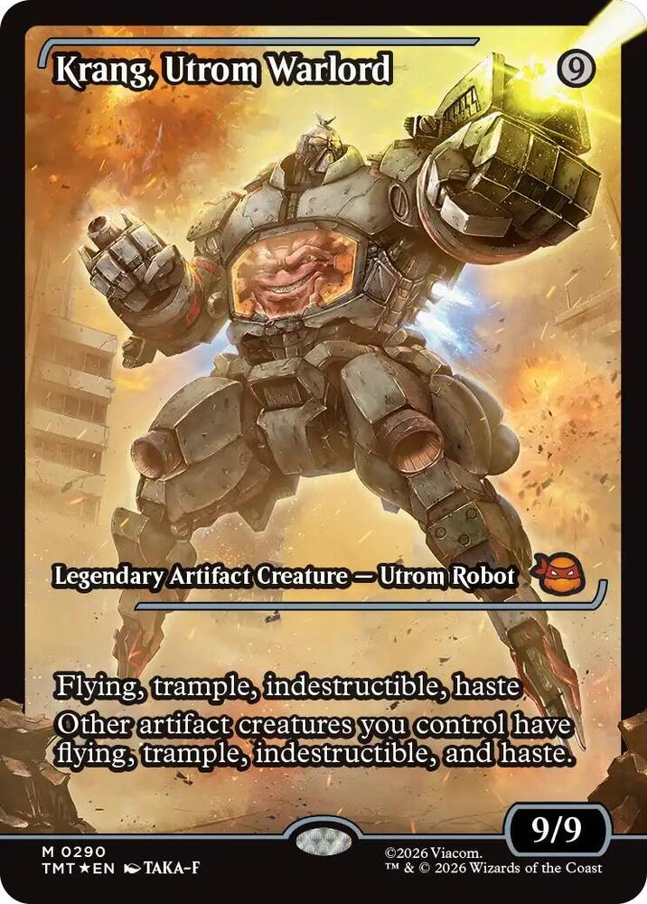Krang Utrom Warlord Showcase 290 (Teenage Mutant Ninja Turtles)  - Showcase Foil | Good Games Cannington